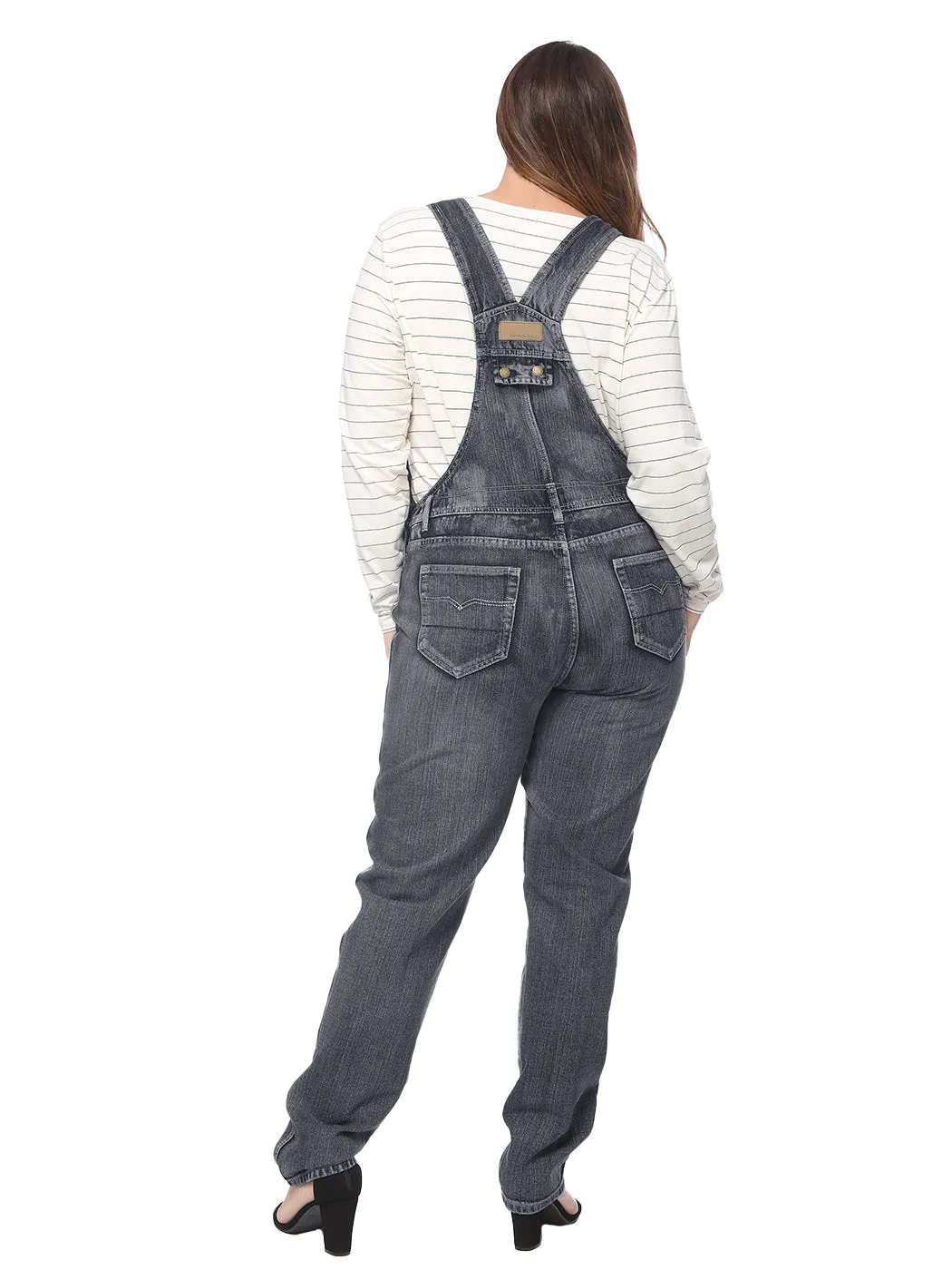 Plus Size Classic Denim Overalls