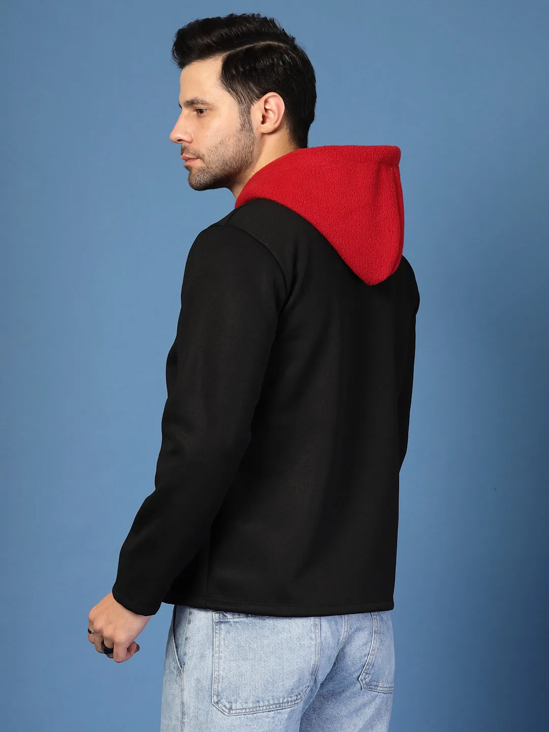 Polar Fleece Zipper Hooded Jacket