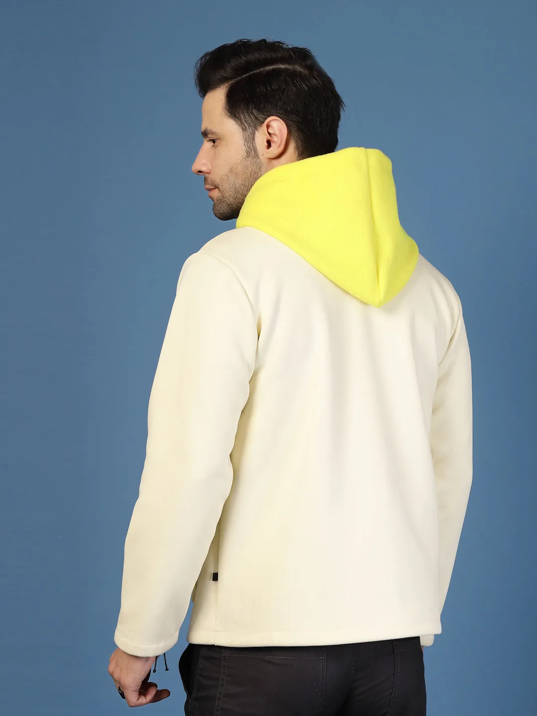 Polar Fleece Zipper Hooded Jacket