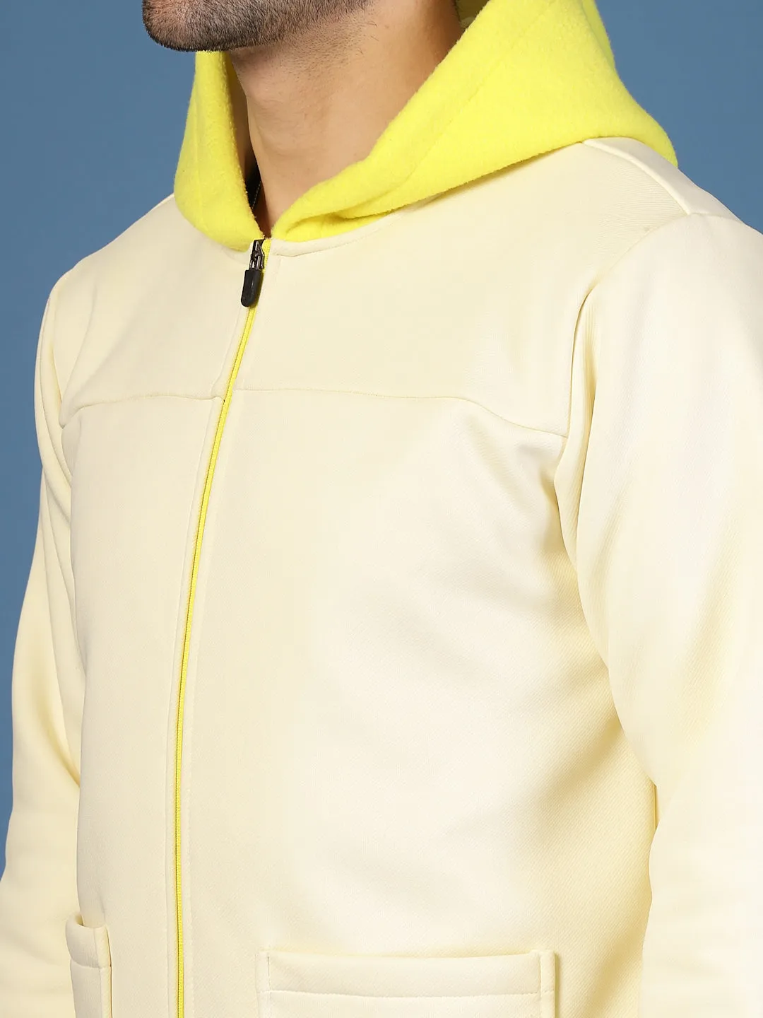 Polar Fleece Zipper Hooded Jacket