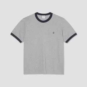 Polar Ringer T-Shirt Heather Grey / Navy