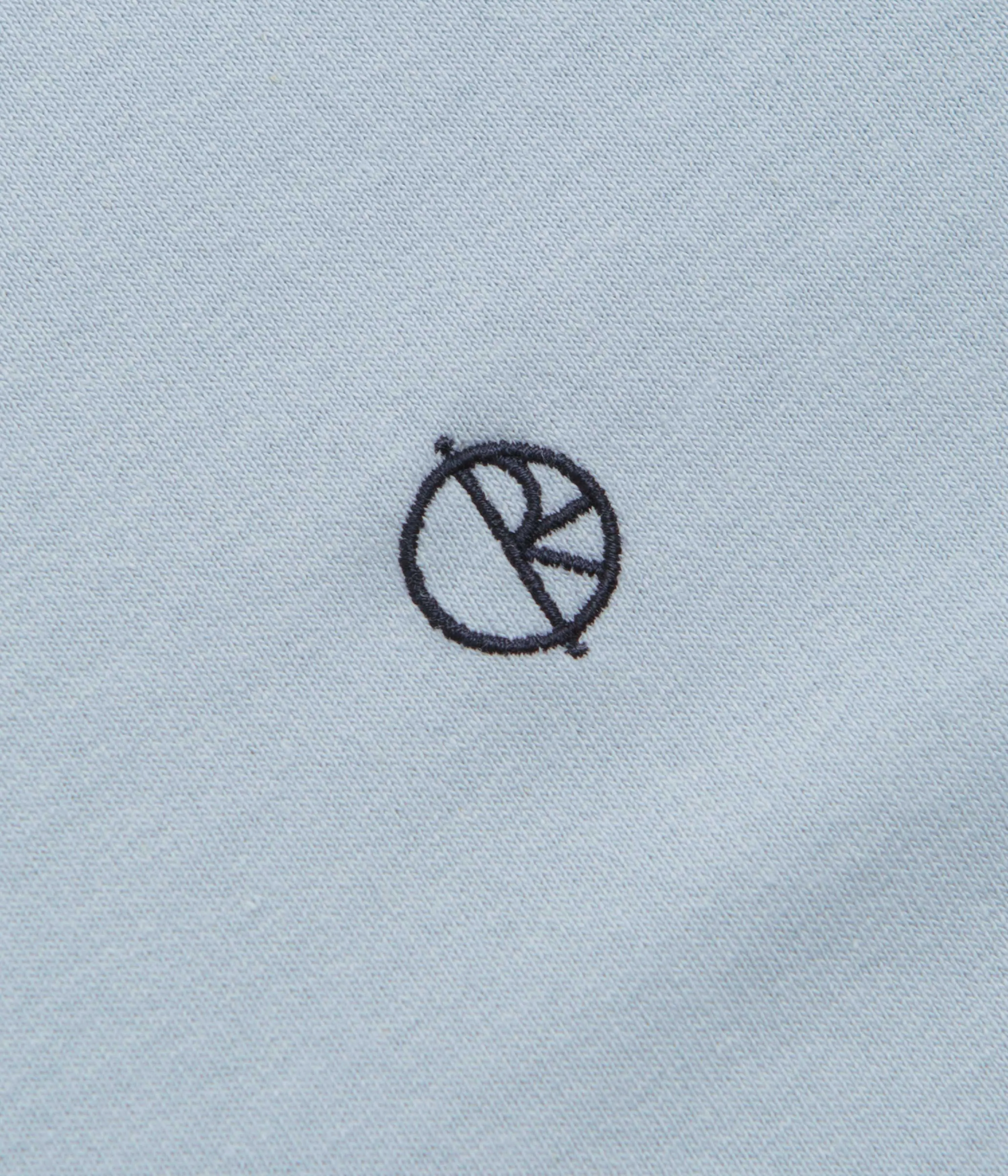 Polar Ringer T-Shirt - Light Blue / Navy