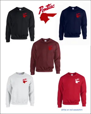Pontiac Embroidered Sweatshirts
