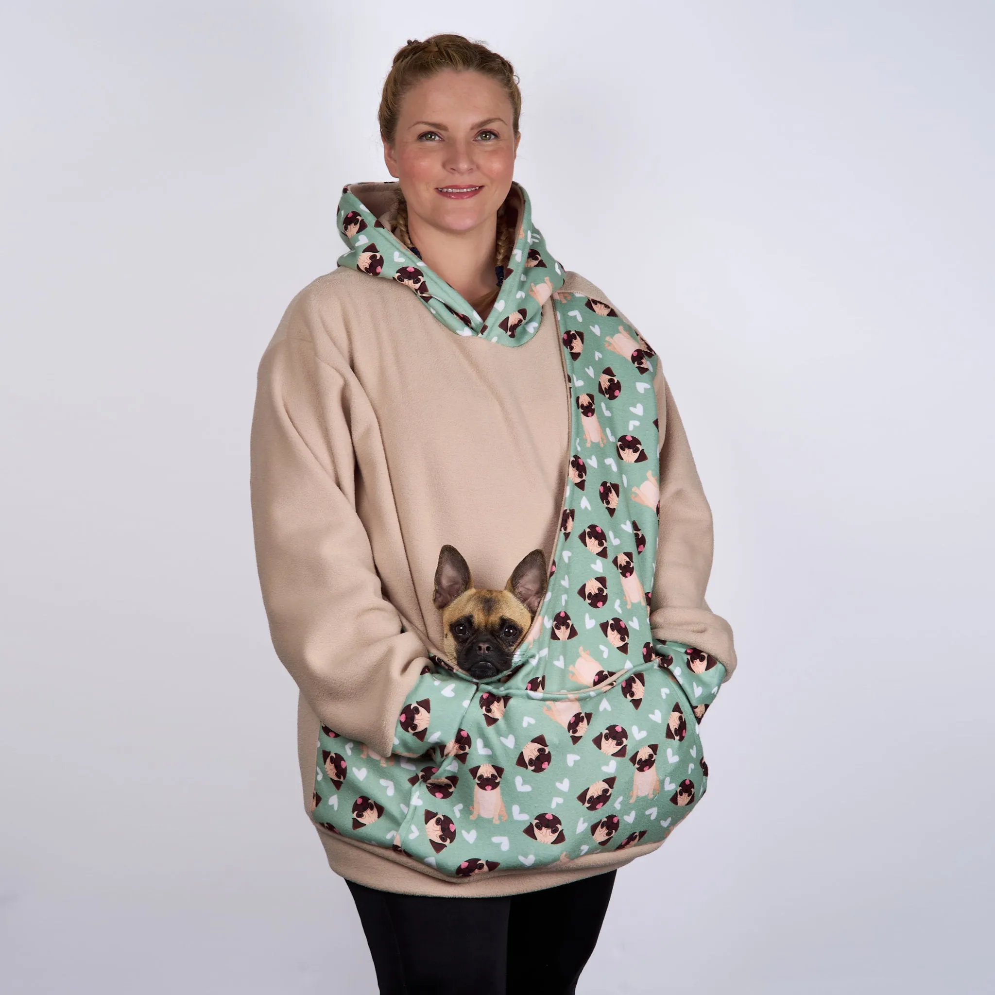 Poochy Pocket Hoodie Pug Mug