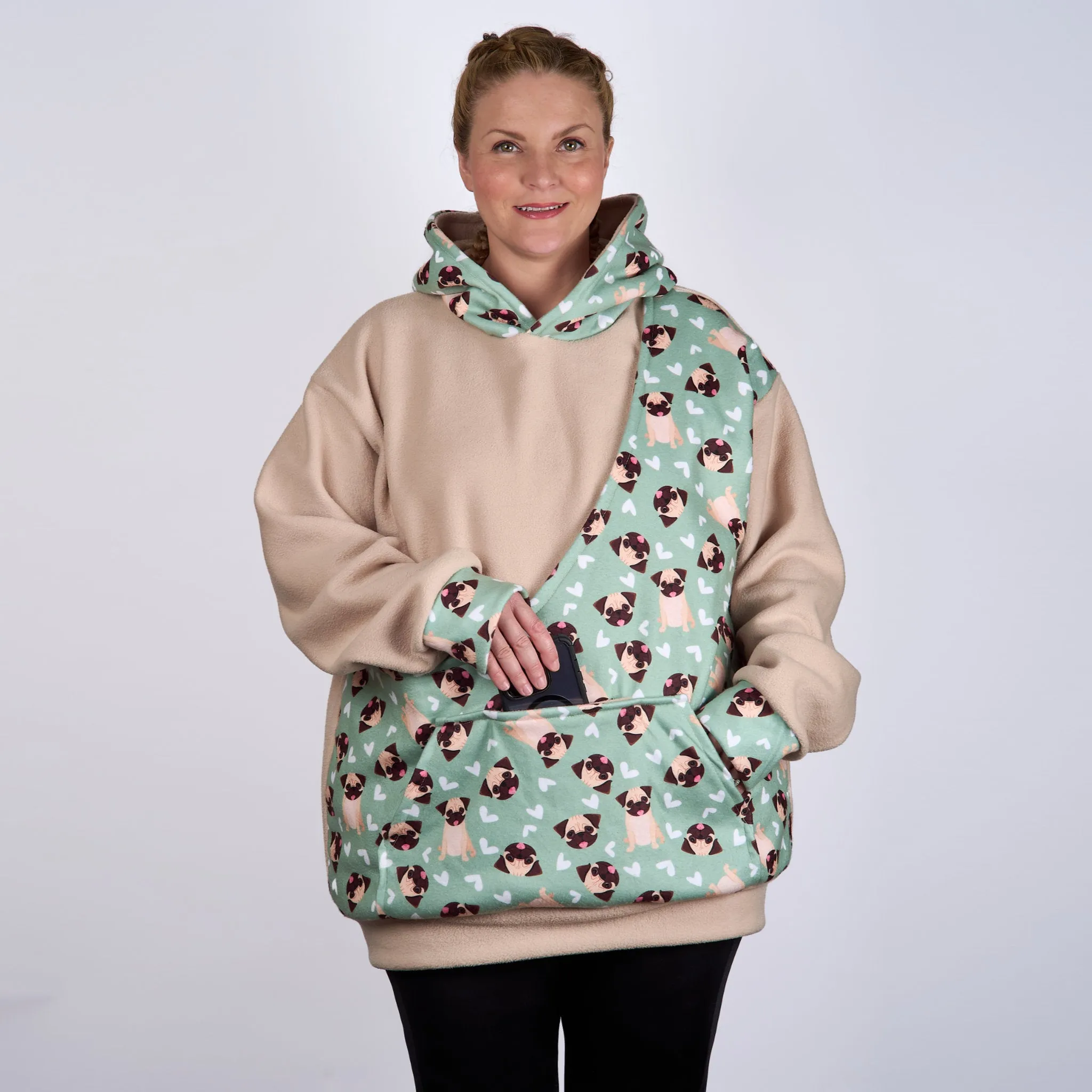 Poochy Pocket Hoodie Pug Mug
