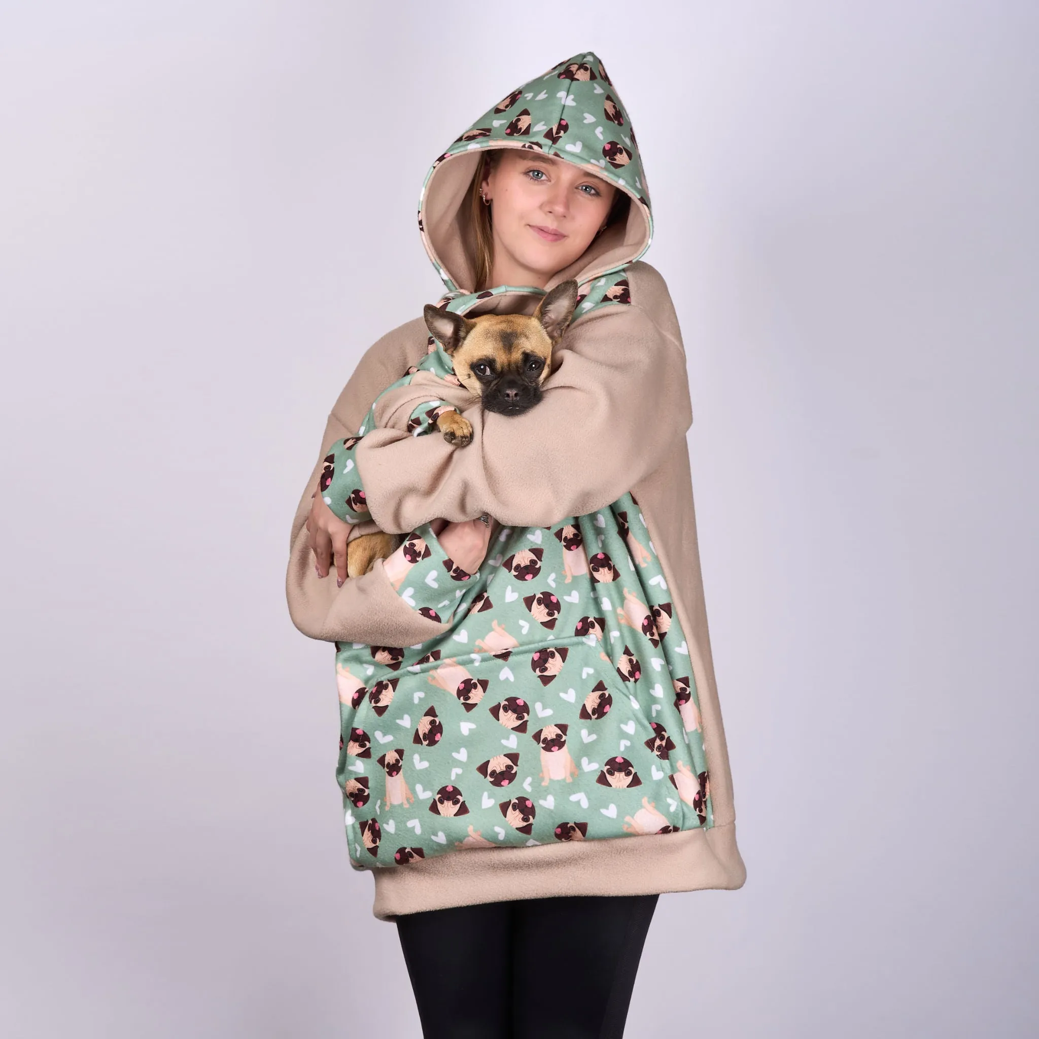 Poochy Pocket Hoodie Pug Mug