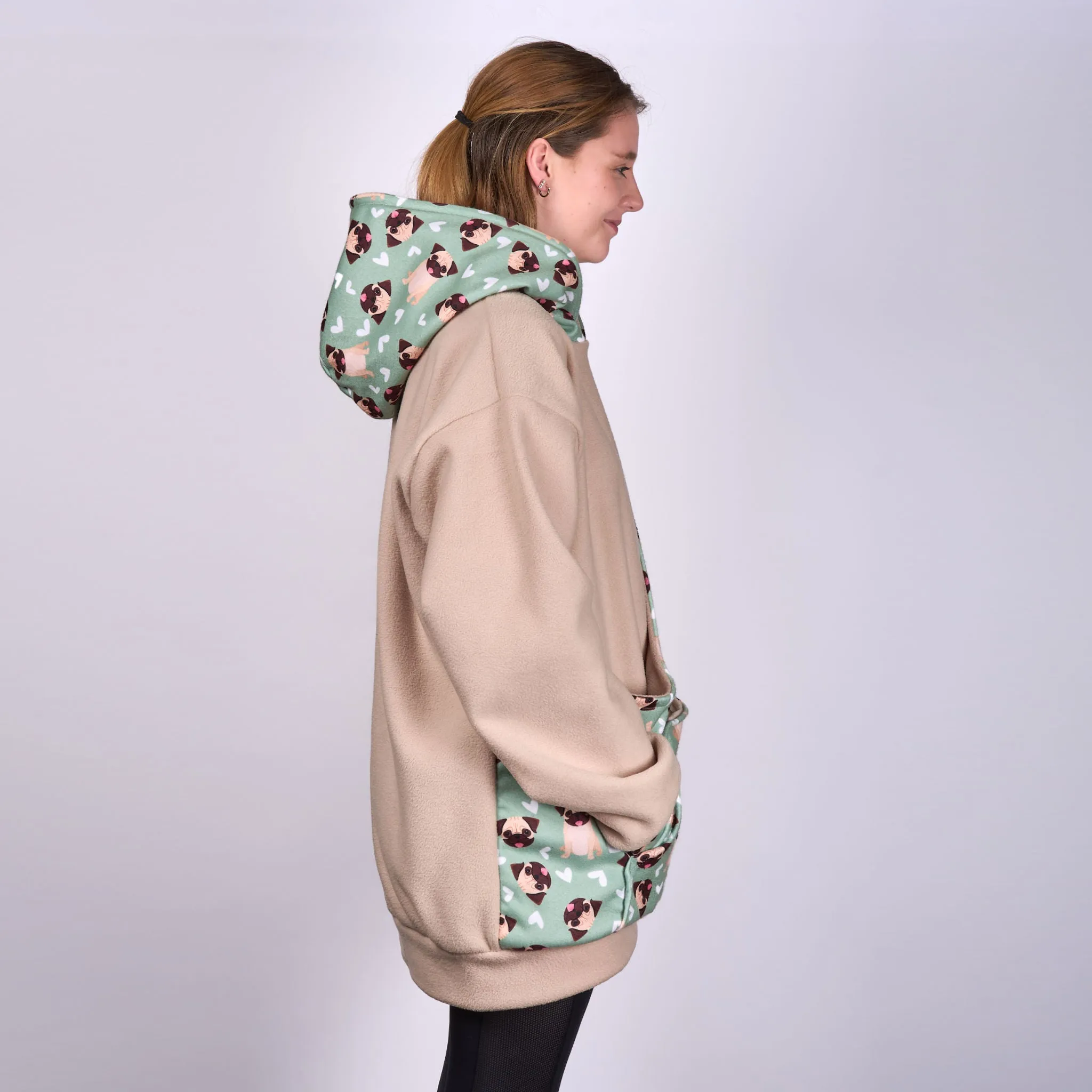 Poochy Pocket Hoodie Pug Mug