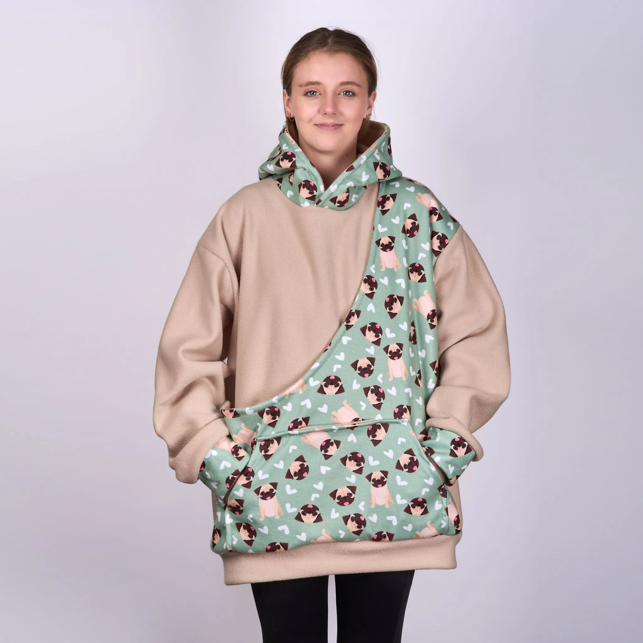 Poochy Pocket Hoodie Pug Mug