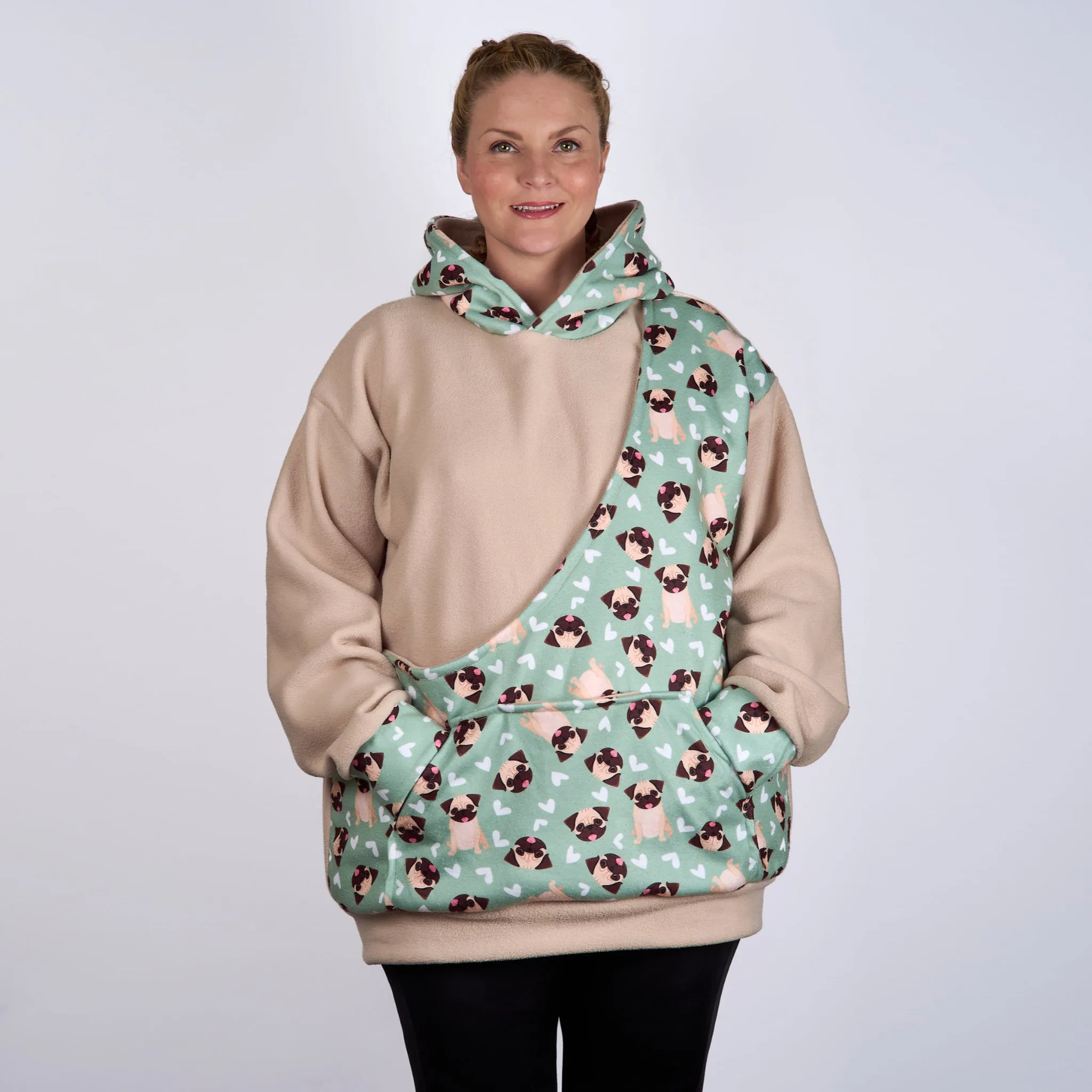 Poochy Pocket Hoodie Pug Mug