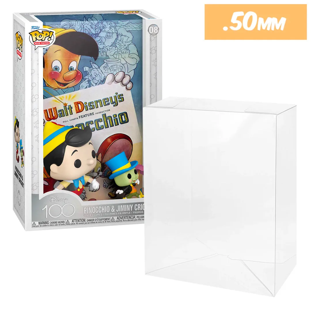 POP MOVIE POSTERS Pop Protectors for Funko (0.50mm thick) 17.25h x 11.25w x 5.75d