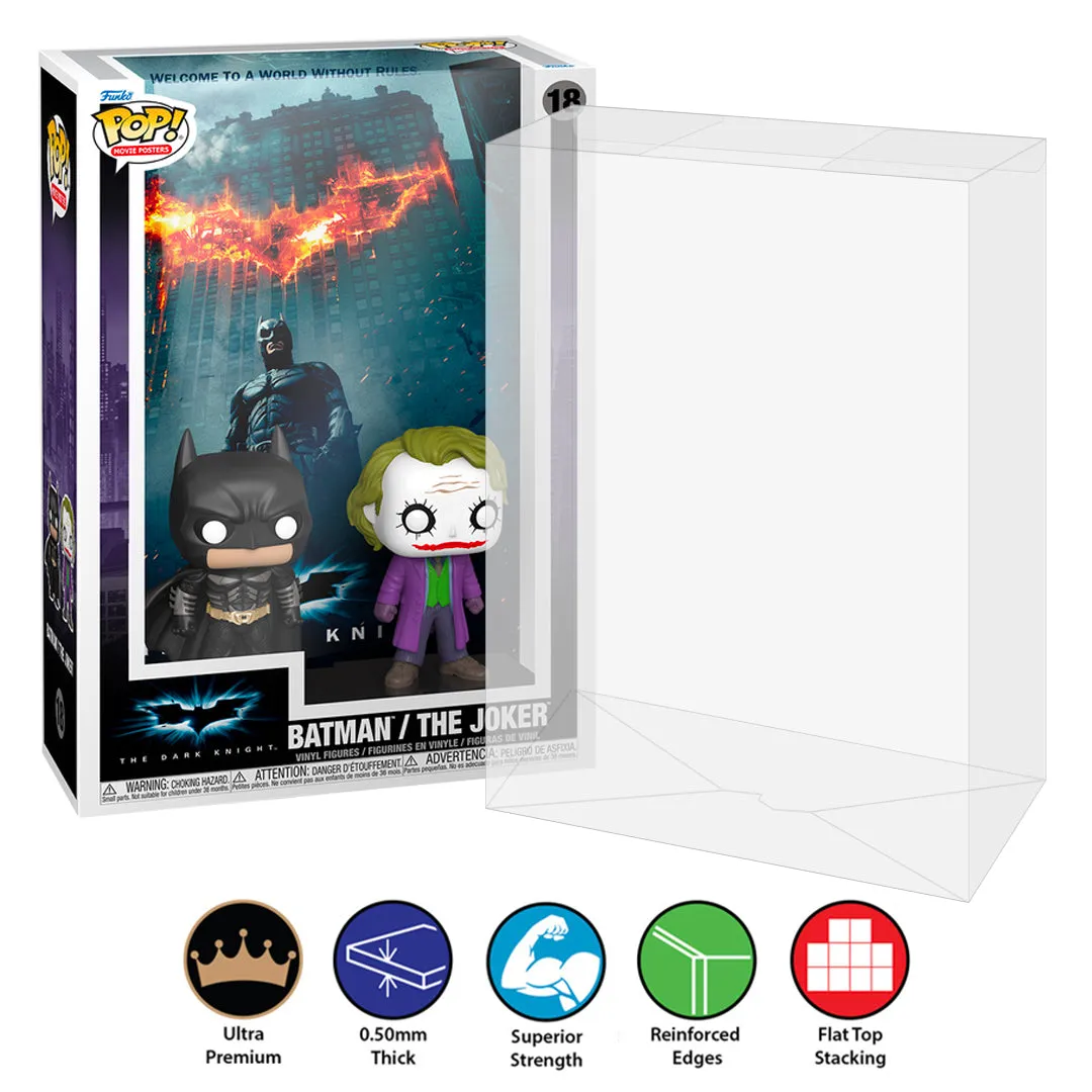 POP MOVIE POSTERS Pop Protectors for Funko (0.50mm thick) 17.25h x 11.25w x 5.75d