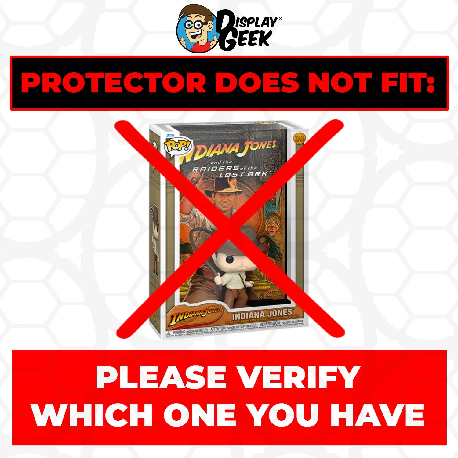 POP MOVIE POSTERS Pop Protectors for Funko (0.50mm thick) 17.25h x 11.25w x 5.75d