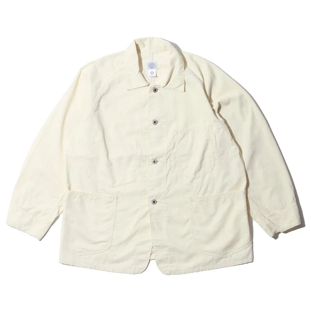 Post Overalls Post 44 Summer Corduroy Jacket Ecru