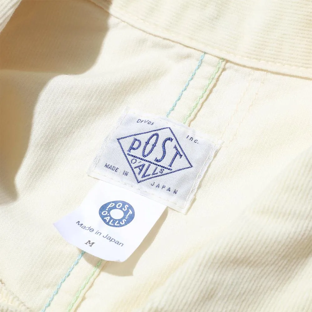 Post Overalls Post 44 Summer Corduroy Jacket Ecru