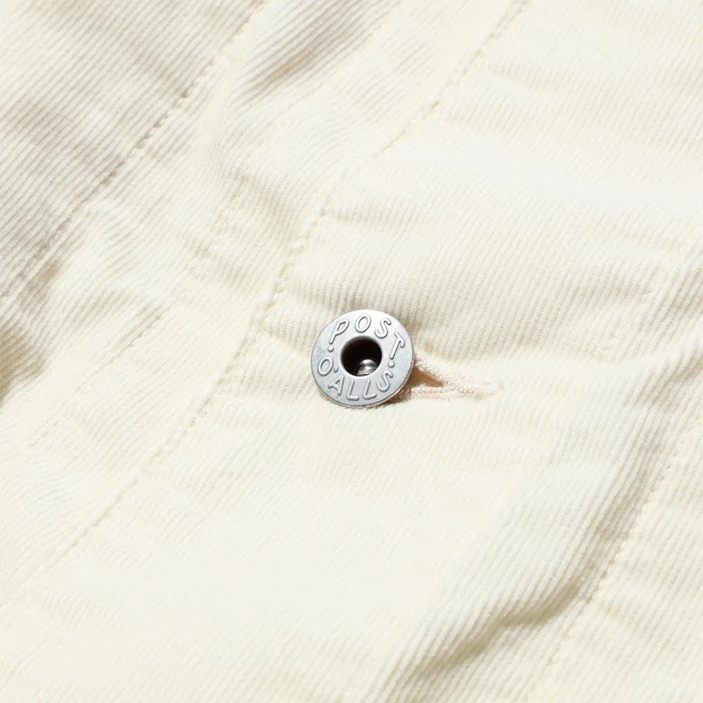Post Overalls Post 44 Summer Corduroy Jacket Ecru