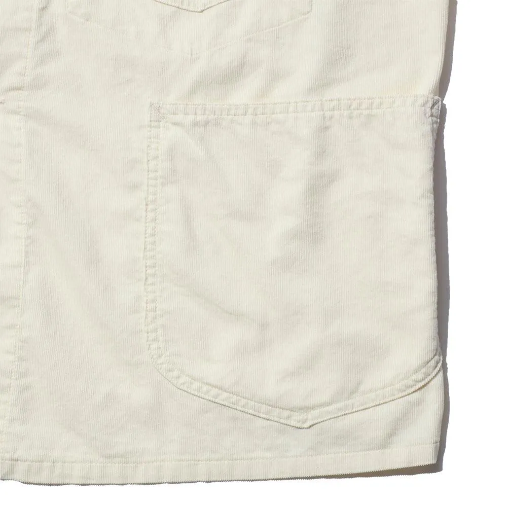 Post Overalls Post 44 Summer Corduroy Jacket Ecru