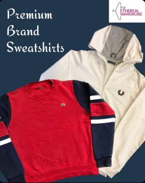 Premium Mix Brand Sweatshirts  including Polo Ralph Lauren, Lacoste, Carhartt and other brands