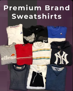 Premium Mix Brand Sweatshirts including Polo Ralph Lauren Lacoste Nike Adidas and other top brands