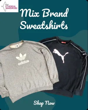 Premium Mixed Brands Sweatshirts 20pcs Marlboro Classic, Diesel, Nike, Adidas, Calvin Klein, Puma and Fila