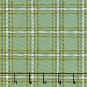 Primo Plaids - Lumber Jacks Tartan Light Green Flannel Yardage