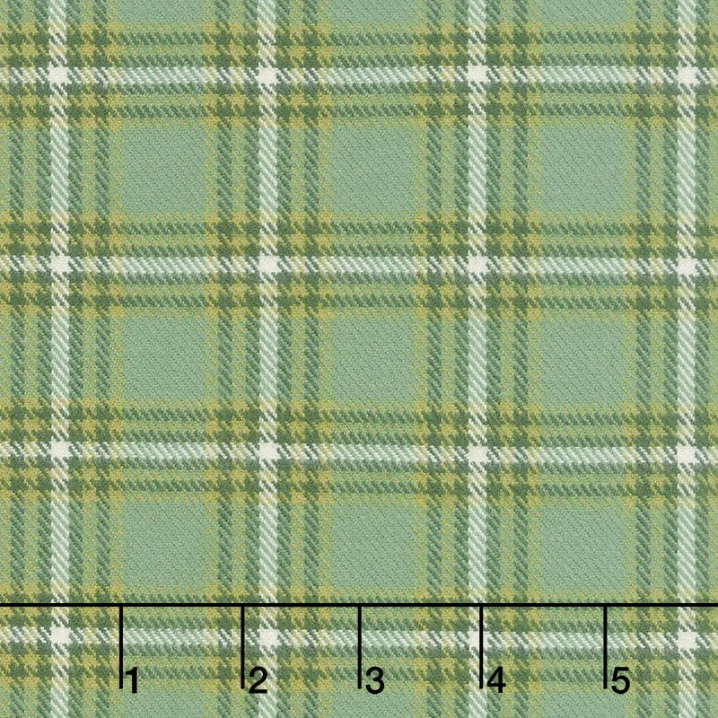 Primo Plaids - Lumber Jacks Tartan Light Green Flannel Yardage