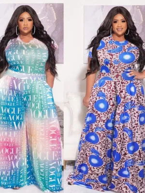 Printed Jumpsuits