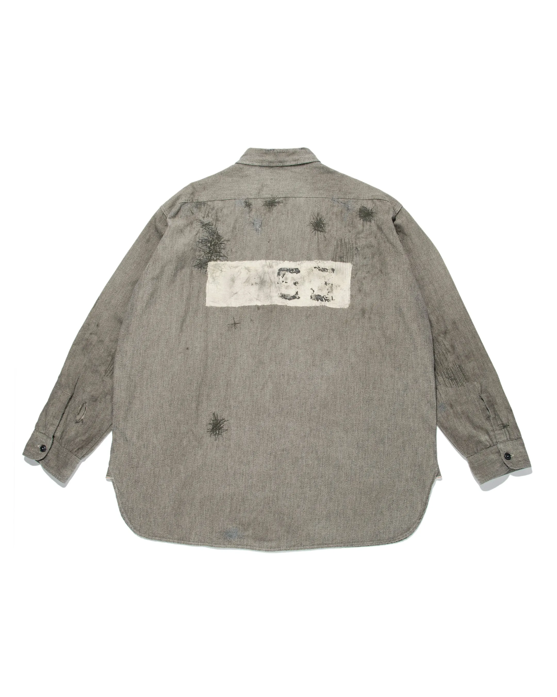 PRISONER BLACK CHAMBRAY SHIRTS