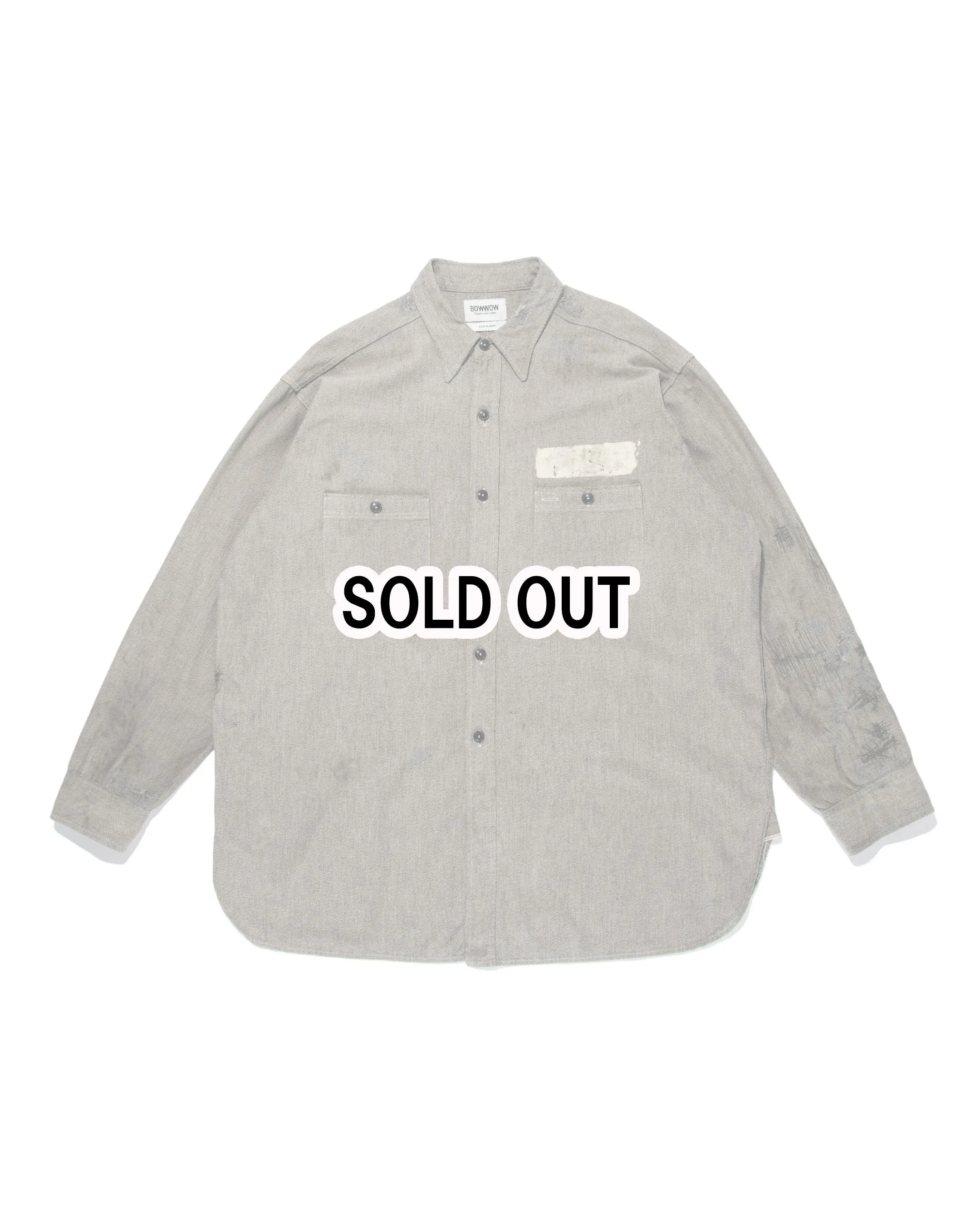 PRISONER BLACK CHAMBRAY SHIRTS