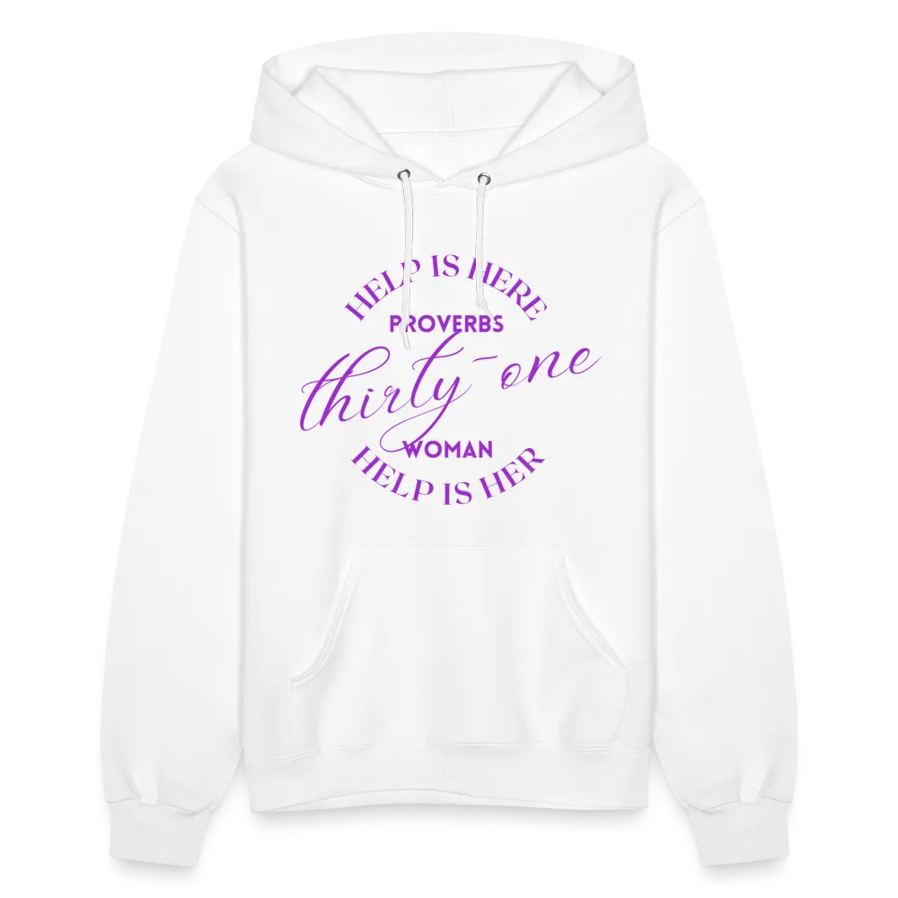 Proverbs 31 Woman Help Is Here Women's Hoodie