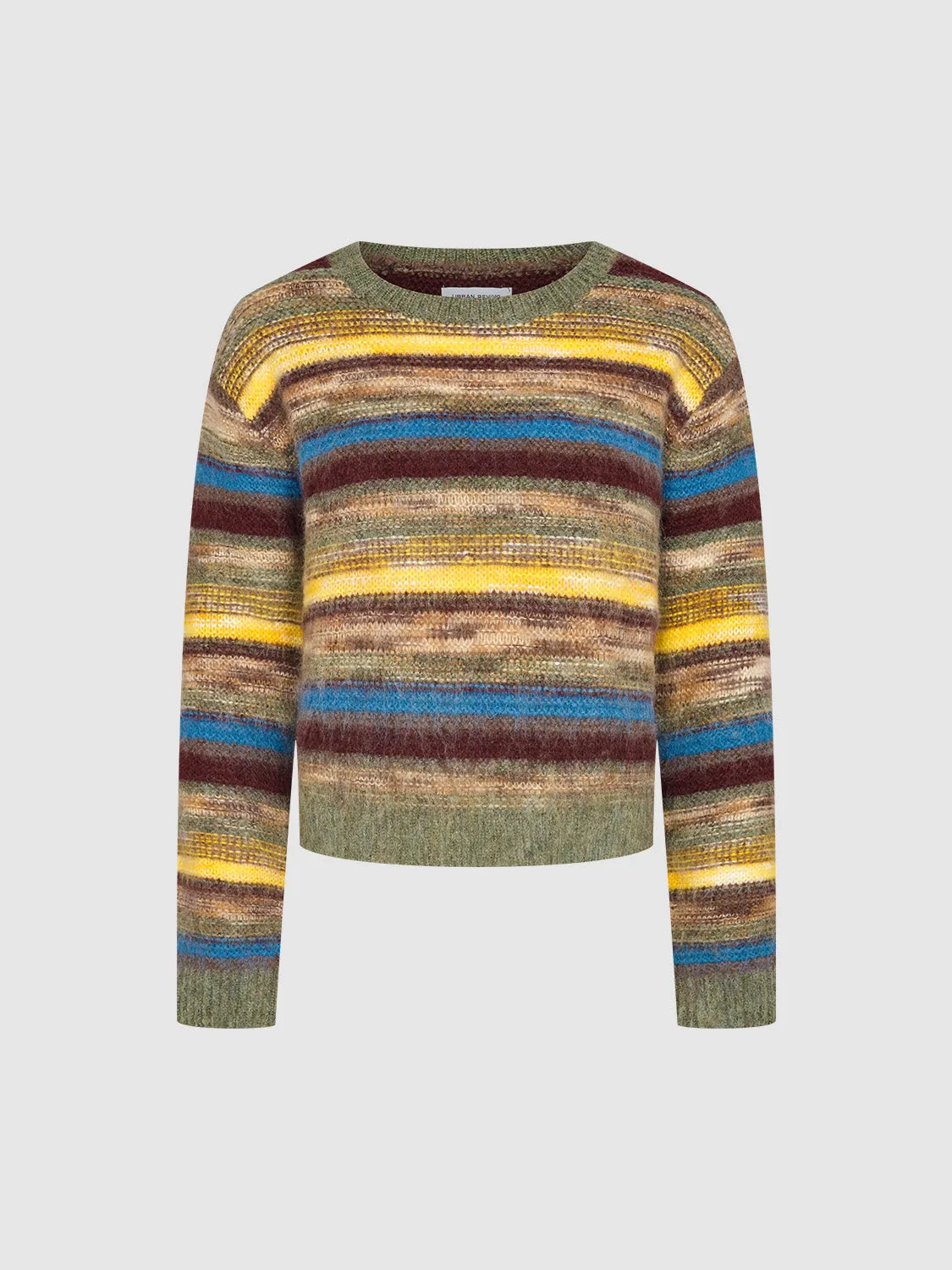 Pullover Striped Knitted T-Shirts