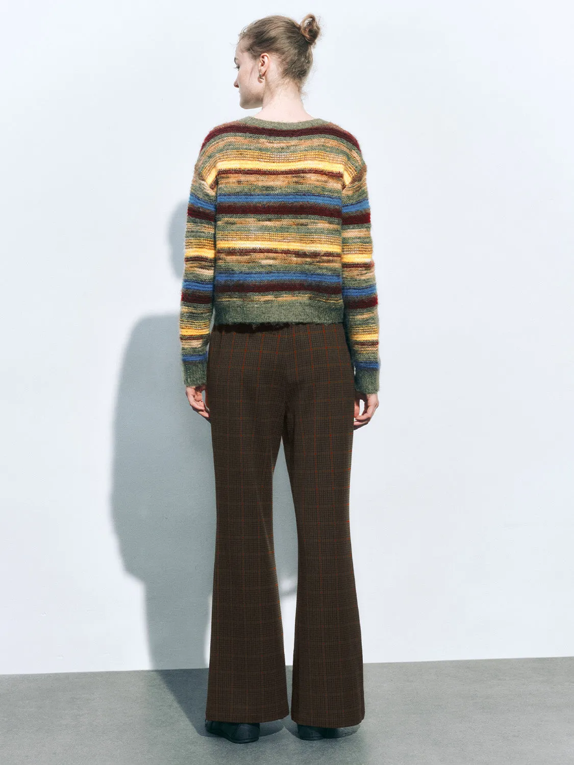 Pullover Striped Knitted T-Shirts