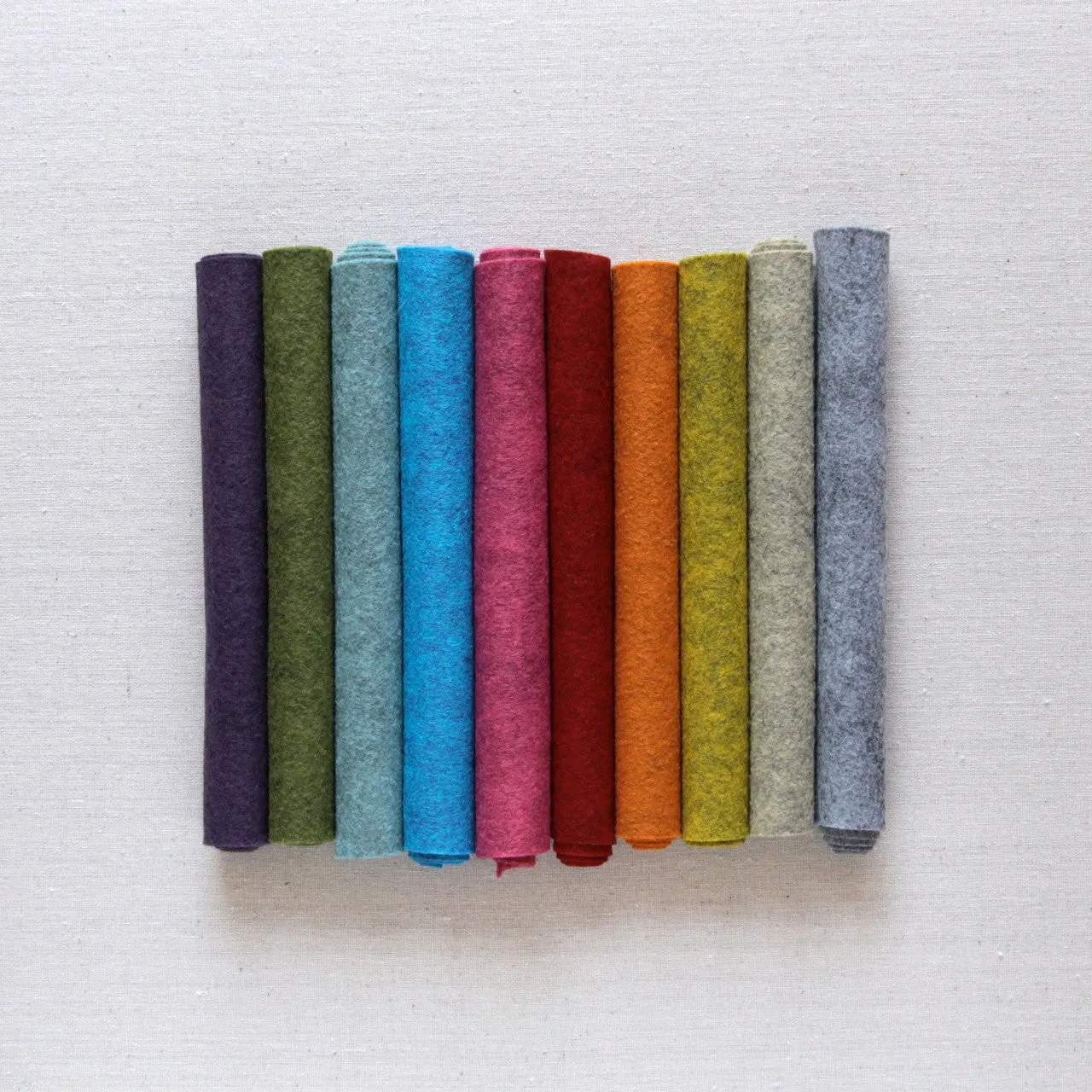 Pumpkin Wool Blend Felt