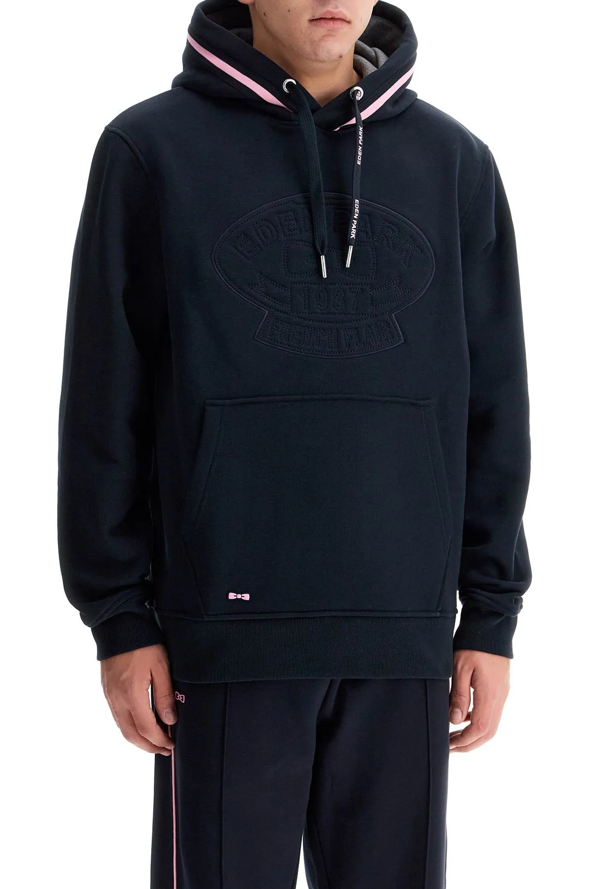 quilted logo sweatshirt H24MAISW0033 MARINE EP