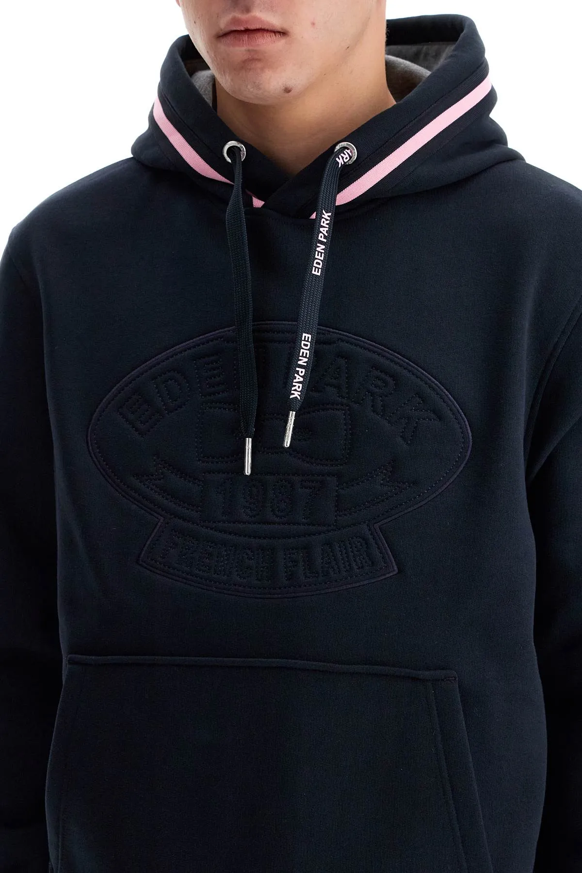 quilted logo sweatshirt H24MAISW0033 MARINE EP