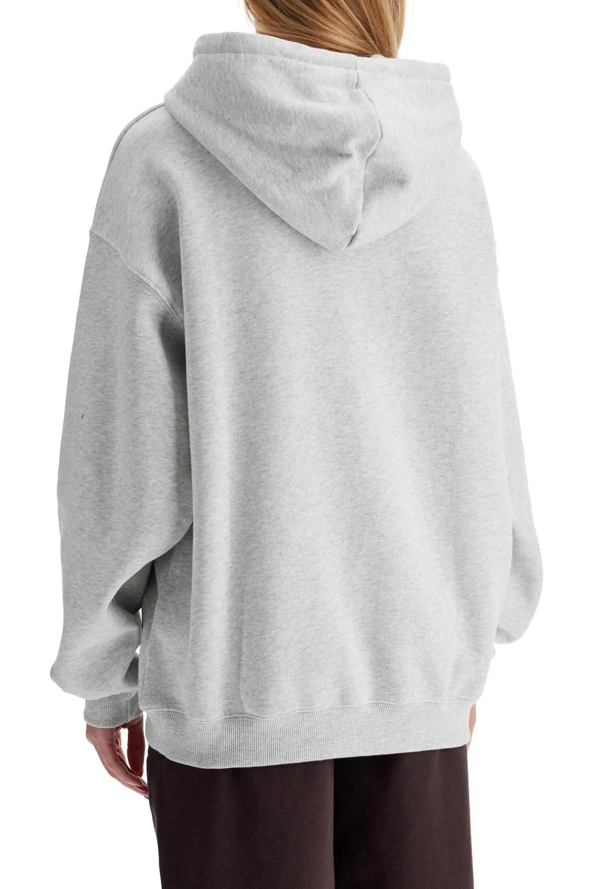 "oversized sweatshirt with 1134291473 LIGHT GREY MELANGE