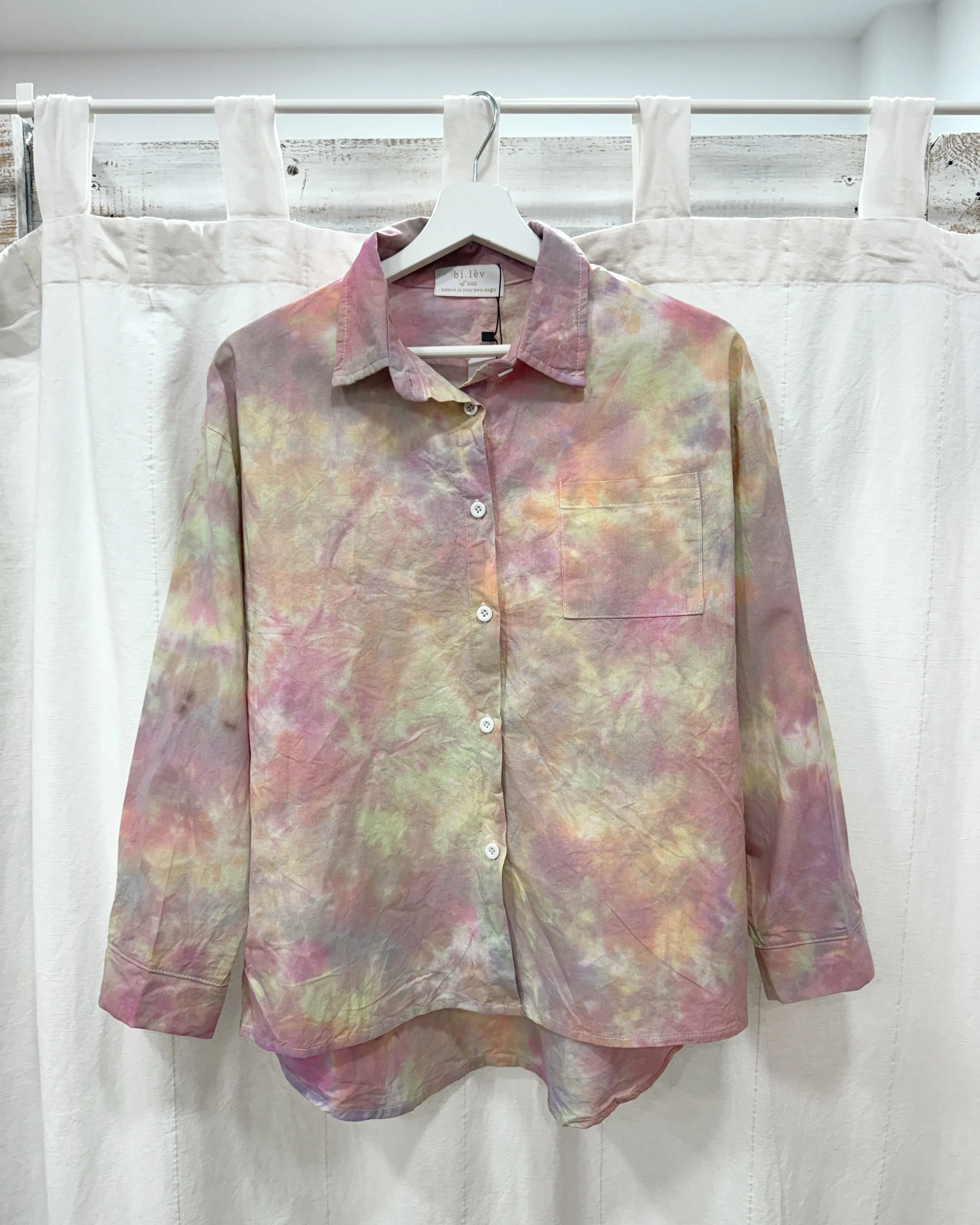 RAINBOW LINEN COTTON SHIRT