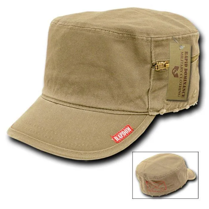 Rapid Dominance Flat Top Zipper Bdu Fatigue Cadet Military Army Vintage Torn Caps Hats
