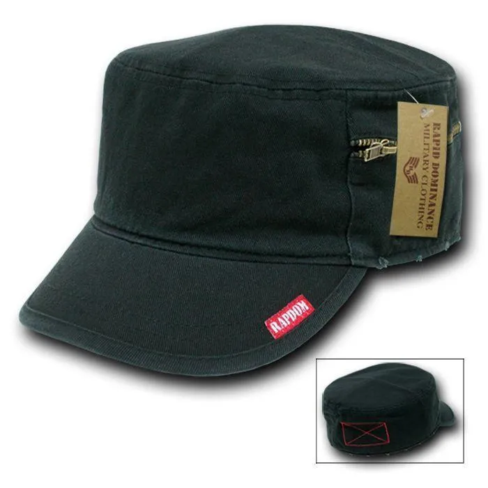 Rapid Dominance Flat Top Zipper Bdu Fatigue Cadet Military Army Vintage Torn Caps Hats