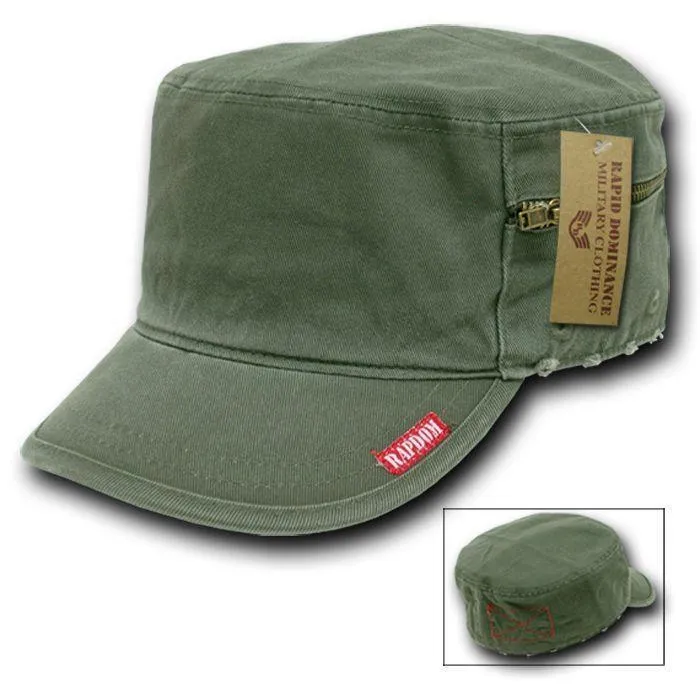 Rapid Dominance Flat Top Zipper Bdu Fatigue Cadet Military Army Vintage Torn Caps Hats