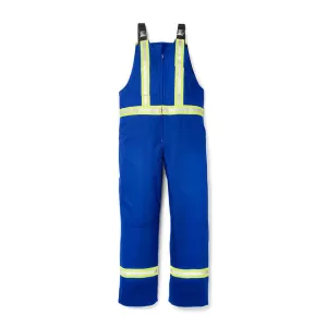 Rasco Men's Hi Vis Bib Work Overalls FR2505 - Flame Resistant, Arc Flash Protection, Reflective, Durable 7 oz Cotton/Nylon | Sizes: S-5XL