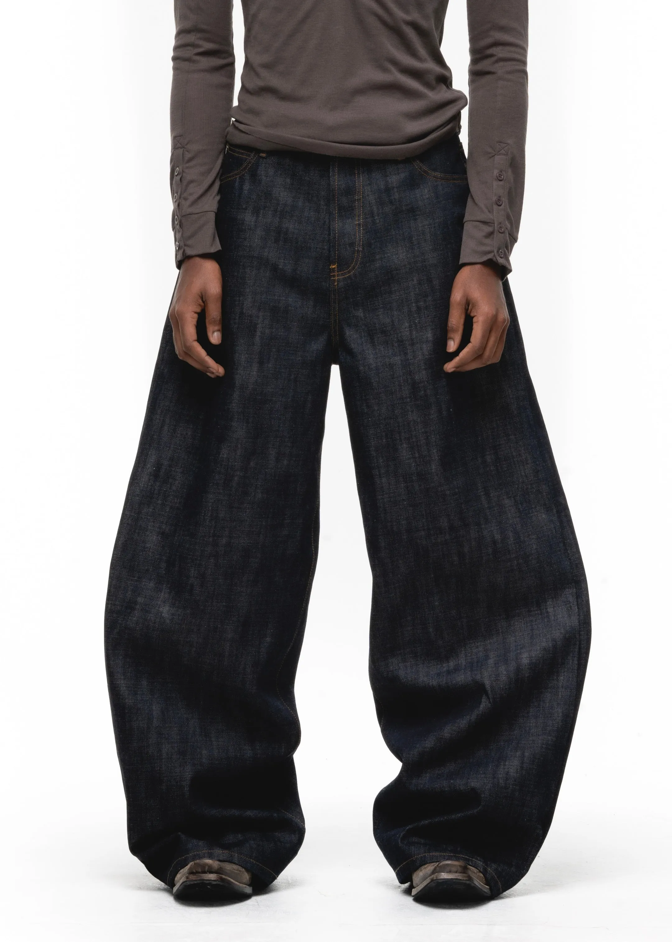 RAW DENIM JAPANESE ULTRA LOOSE FIT BLUE