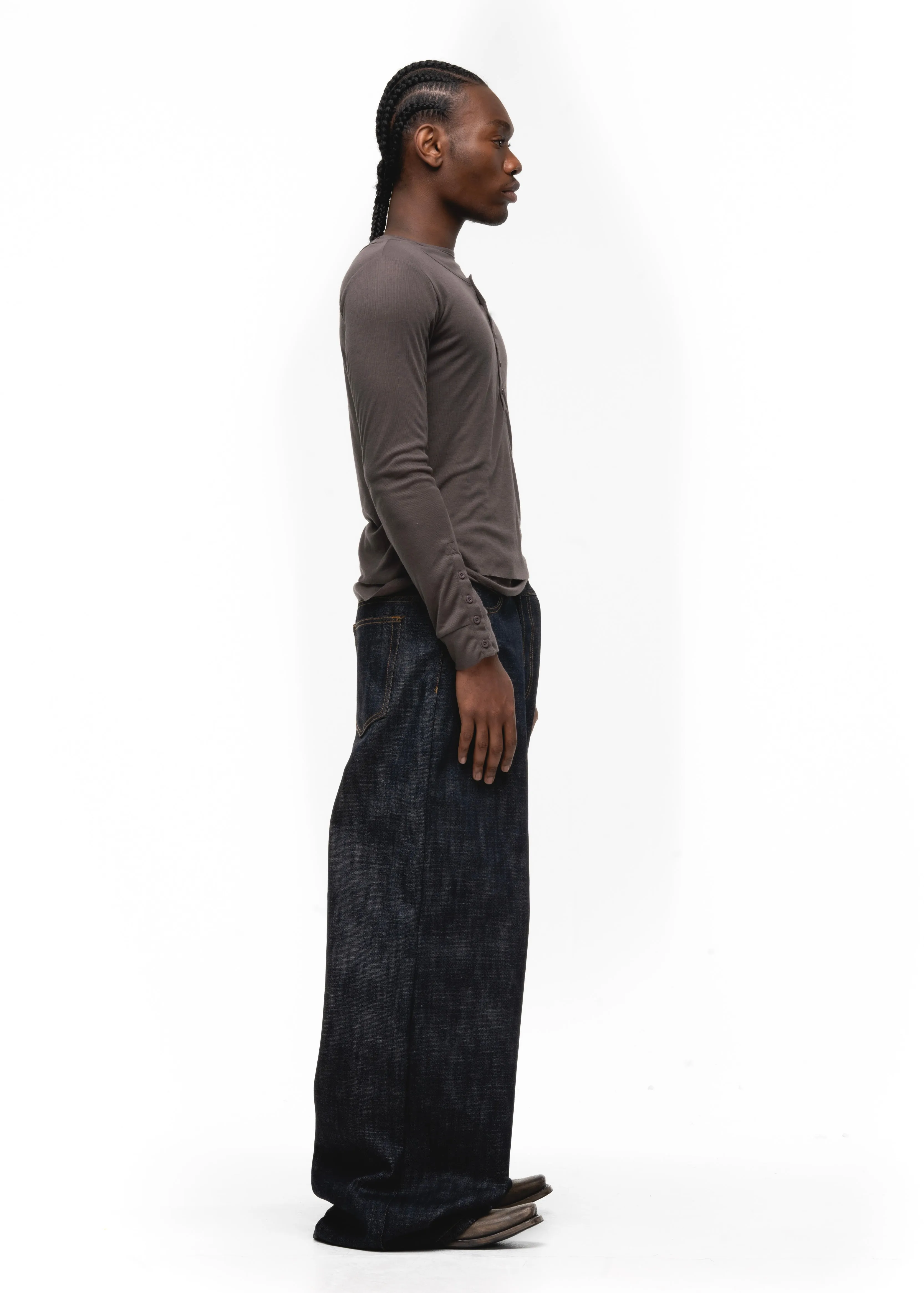 RAW DENIM JAPANESE ULTRA LOOSE FIT BLUE