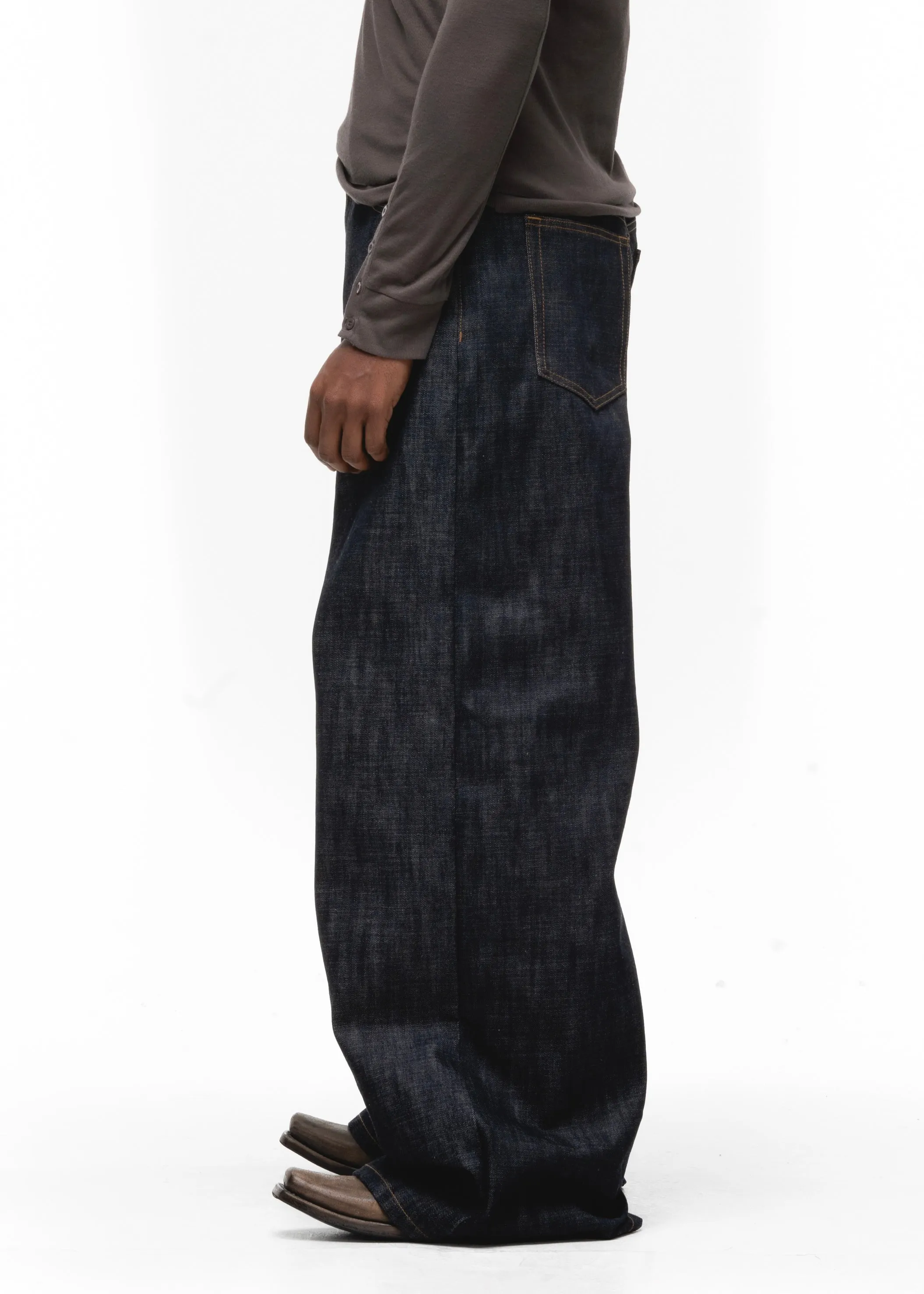 RAW DENIM JAPANESE ULTRA LOOSE FIT BLUE