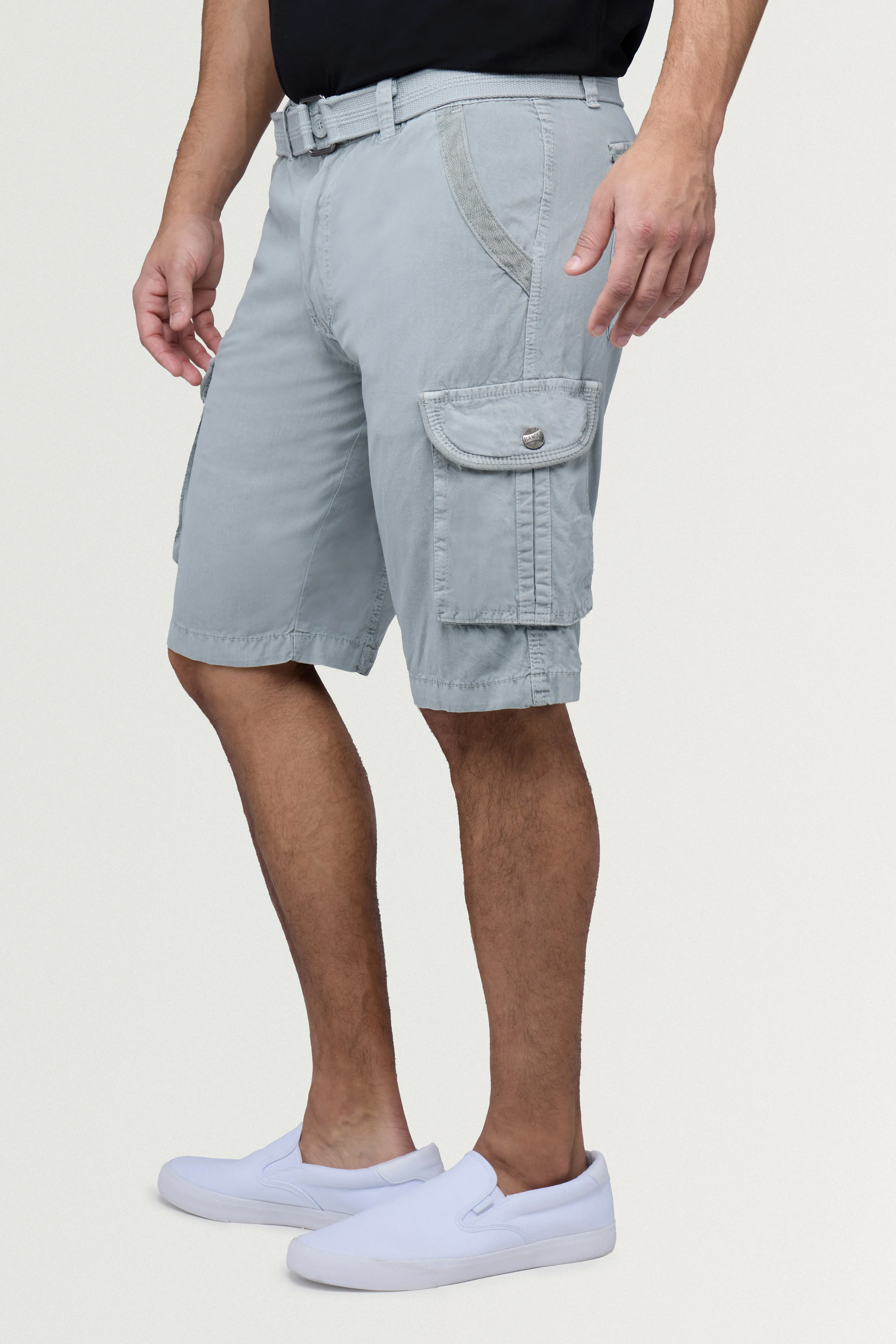 Raw X Men's 12.5" Inseam Cargo Shorts