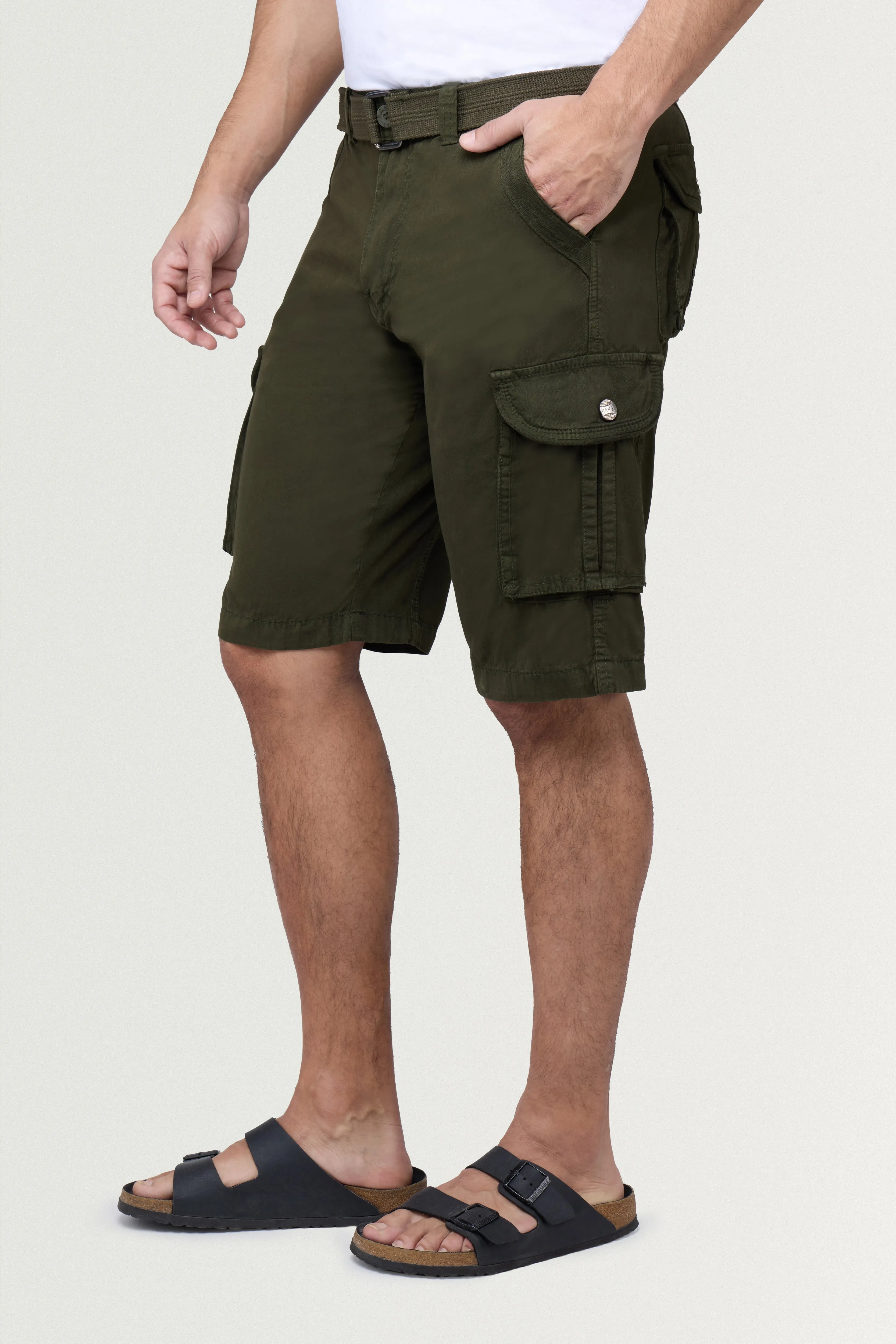 Raw X Men's 12.5" Inseam Cargo Shorts
