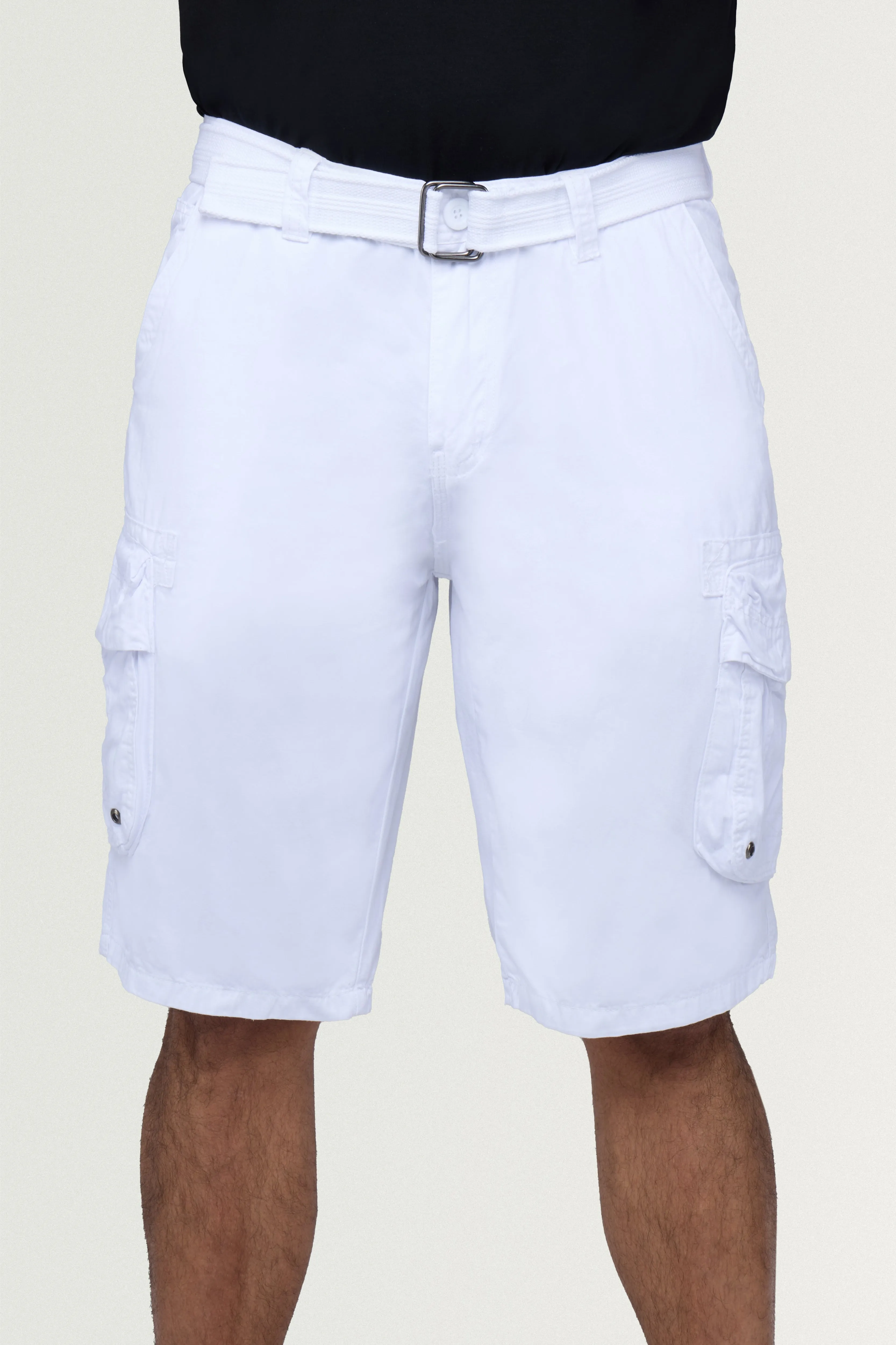 RAW X Men's Belted 12.5" Inseam Cargo Shorts
