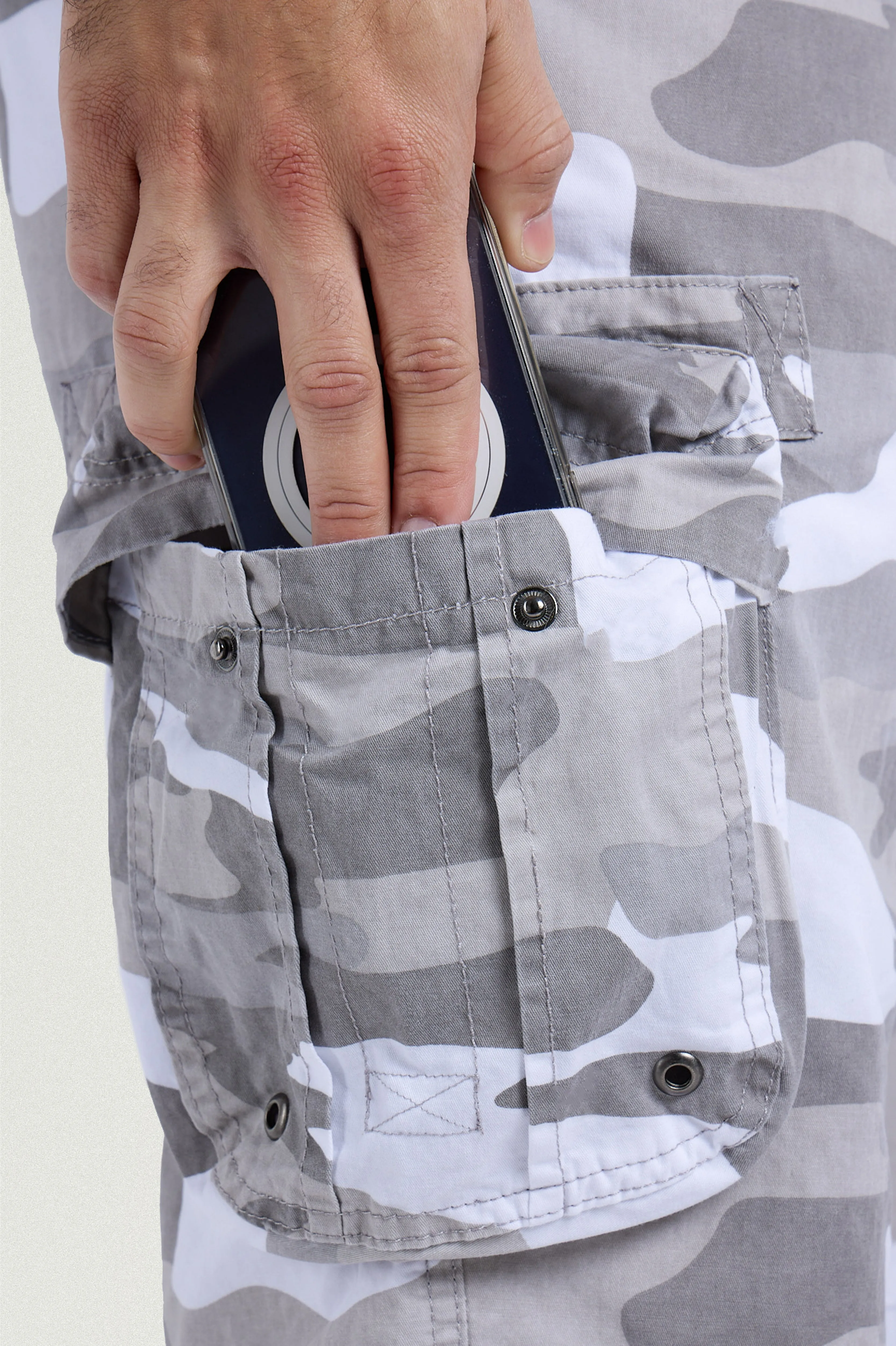 RAW X Men's Belted 12.5" Inseam Cargo Shorts