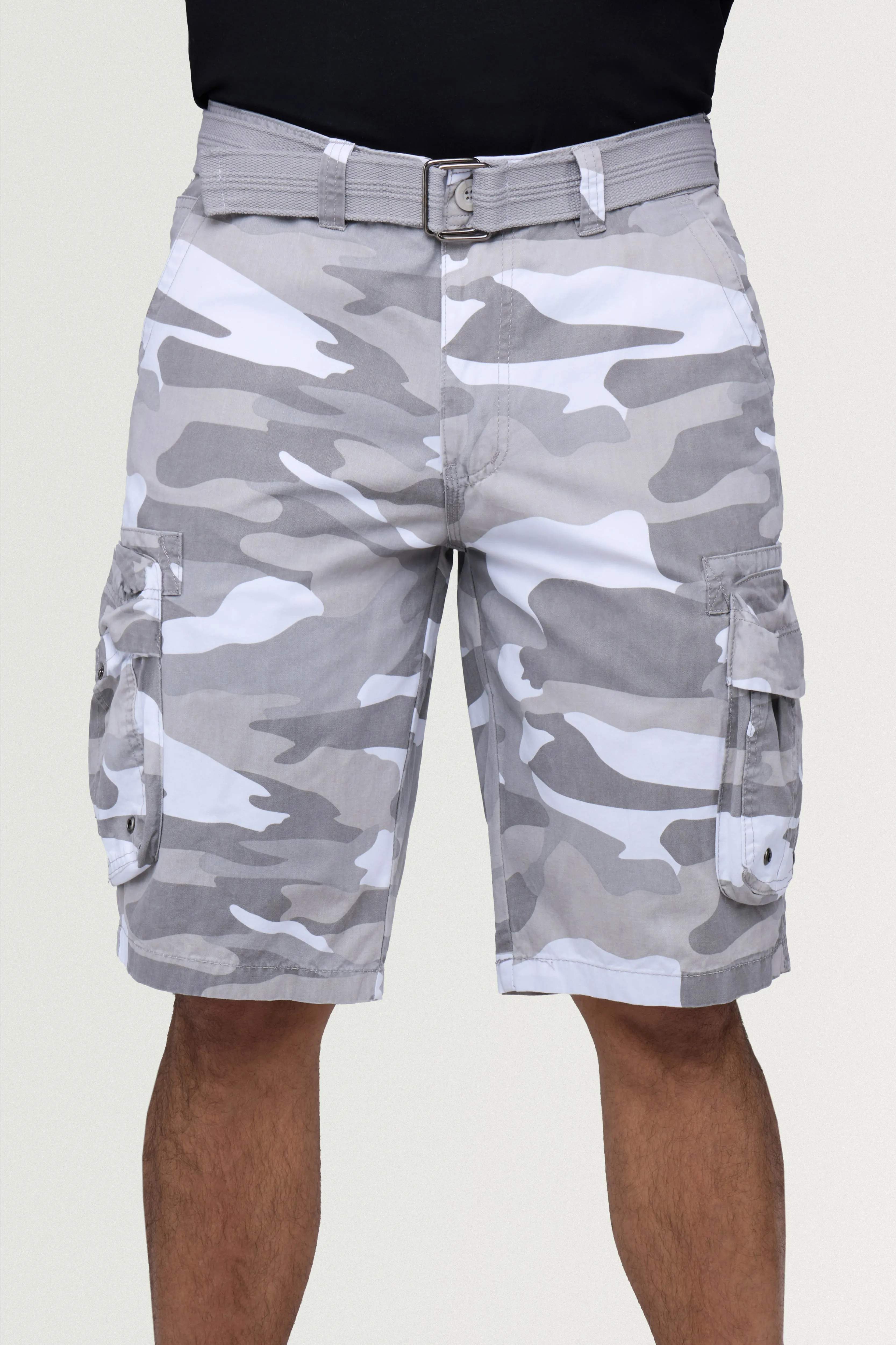 RAW X Men's Belted 12.5" Inseam Cargo Shorts