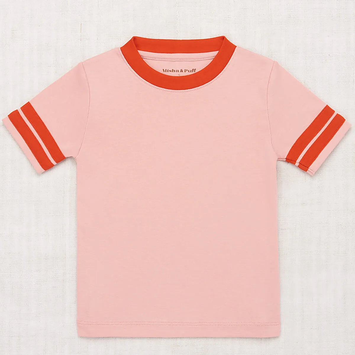 Rec Tee in Rose Blush by Misha & Puff - Last Ones In Stock - 3-4 Years