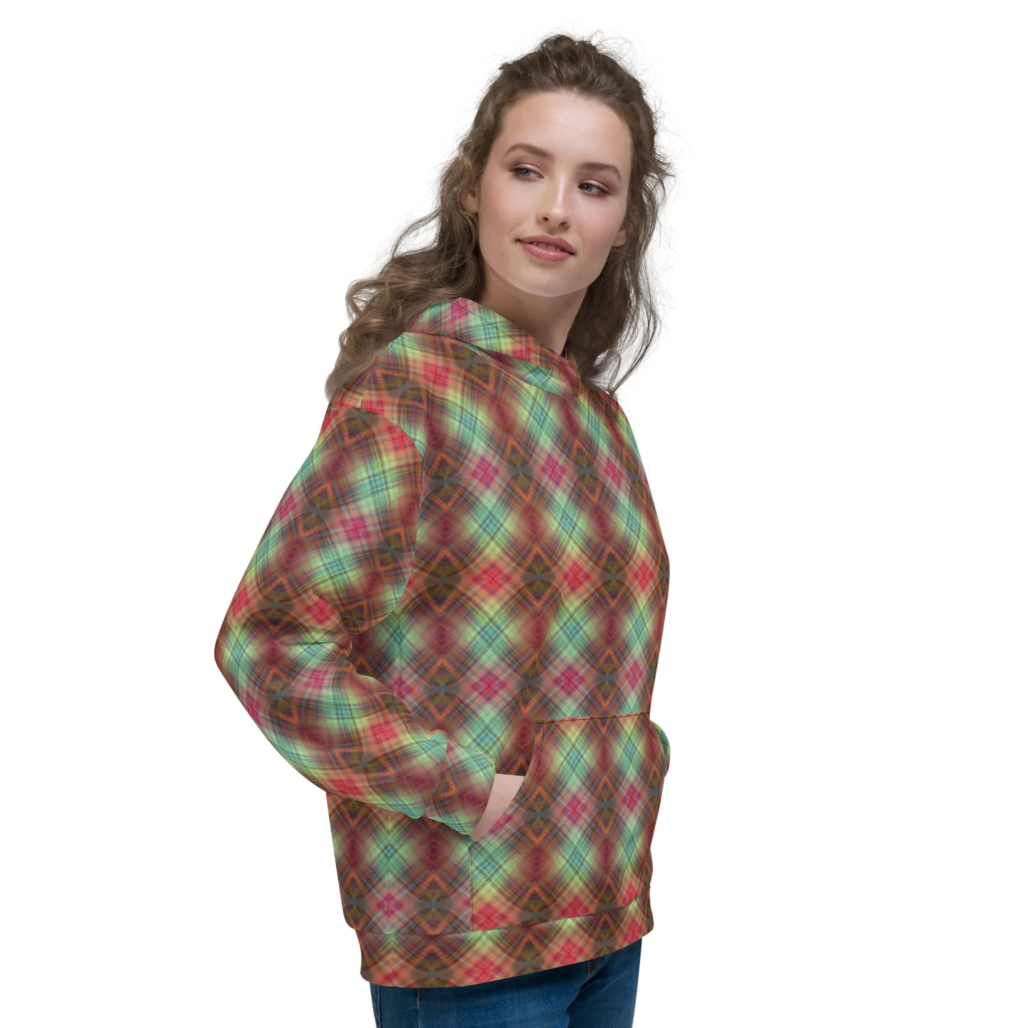 Recursia Argyle Rewired I Women's Hoodie